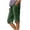 Army Green, variant on Cotton Linen Capris for Women Soft Baggy Summer Casual Capri Pants with Pockets Side Slit Trendy Wide Leg Cropped Pants,5XL,Green