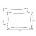 thumbnail image 3 of Pillow Perfect 571829 Clemens Noir Over-sized Rectangular Throw Pillow - Set of 2, 3 of 3