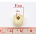 thumbnail image 2 of 600 Natural Square Wood Beads Bulk 10mm Square Wood Beads with 3mm Large Hole, 2 of 3