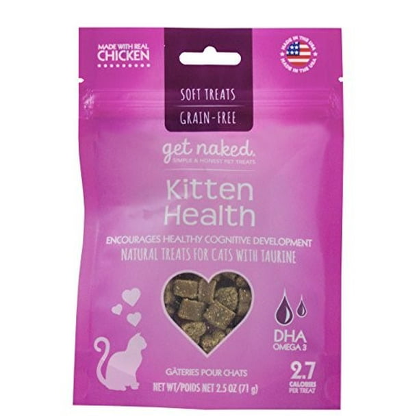 Get Naked Kitten Health GrainFree Soft Cat Treats, 2.5Oz bag