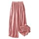 thumbnail image 1 of Pantalones anchos vintage holgados de primavera-verano para mujer - Pantalones casuales de cintura alta, 1 of 4