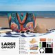 thumbnail image 5 of Easygdp Romantic Flamingo Pair Bolsa de Viaje de Playa de Gran Capacidad, Bolsa Tote Perfecta para la Playa, Escapadas de Fin de Semana y Viajes, 5 of 7