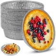 thumbnail image 1 of LNGOOR 50 Pcs 8 inch Aluminum Foil Pie Pans by, 1 of 9