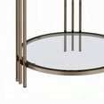 thumbnail image 4 of Abio Side End Table-23 Inch-Round Sintered Stone Top-Black and Gold, 4 of 5