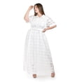 thumbnail image 1 of Vestido largo semi-transparente Roman Fashion /Tallas Extras, 3832 (Blanco) blanco 42, 1 of 7
