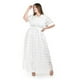 thumbnail image 1 of Vestido largo semi-transparente Roman Fashion /Tallas Extras, 3832 (Blanco) blanco 42, 1 of 7