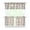 cfcl-1912, variant on Rustic Boho Kitchen Curtains 36 Inch - 3 Panel Vintage Floral Set with Blooming Wildflowers, Farmhouse Rod Pocket Window Treatment for Spring Summer Season