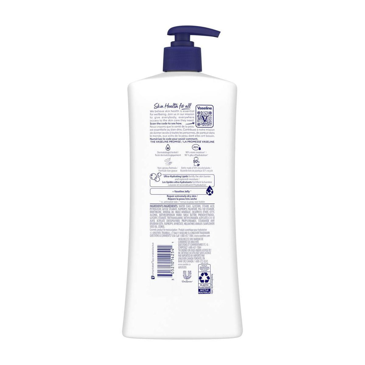 2X - Vaseline Intensive Care Moisturizing Advance Repair Body Lotion - Unscented - 32 fl oz