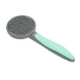 thumbnail image 1 of Dog Slicker Brush, Easy Cleaning Promotes Circulation Stainless Steel Needle Self Cleaning Dog Brushes  For Dogs Grey,Pink,Green, 1 of 8