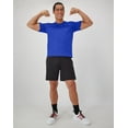 thumbnail image 5 of Hanes Moves Men's Air Mesh T-Shirt Deep Royal/Black 4XL, 5 of 5