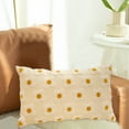 thumbnail image 4 of RuWeoMaa Spring Summer Pillow Covers 14x20 inch White Daisy Flower Outdoor Farmhouse Soft Plush Throw Pillows for Sofa Holiday Spring Summer Home Decor, 4 of 5
