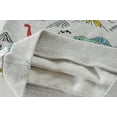 thumbnail image 6 of POPTEM Boys Sweatshirts Dinosaur Long Sleeves Top Cotton Crewneck Pullover Grey 6T, 6 of 6