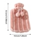 thumbnail image 2 of Bolsa de agua caliente con funda Bolsa de agua caliente de caucho natural para cuello y hombros Cómoda para la noche Gran capacidad, 2 of 4