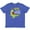 Vintage Royal Blue, variant on Inktastic 100 Days of School Cute Green Dinosaur Youth T-Shirt