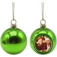 thumbnail image 3 of MOQLOM Christmas Ornaments Balls, 3.14 in 6 pcs Personalized Picture Christmas Ornaments, Photo Christmas Tree Ornaments Make Your Own Christmas Ornaments, 3 of 6