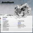 thumbnail image 3 of AutoShack Rear Right Brake Caliper Assembly with Bracket Replacement for Nissan Murano Pathfinder Quest 370Z INFINITI QX60 Q50 G37 JX35 M37 Q60 Q40 G25 M56 M45 M35h Q70L Passenger Side BC30358, 3 of 5