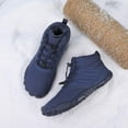 thumbnail image 4 of Minimalist Unisex Barefoot Hiking Boots for Winter - Slip - On, Warm, Waterproof, Wide Toe Box Ankle Boots, Ideal for Hiking, Walking & Outdoor Use, 4 of 15