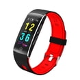 thumbnail image 1 of Matsuzay Deporte inteligente reloj frecuencia cardíaca presión arterial/oxígeno impermeable Relojes inteligentes Rojo, 1 of 4