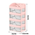 thumbnail image 3 of Multifunctional Desktop Organizer Storage With Drawers For Vanity Countertop Bathroom Home Textile Organization, 3 of 6
