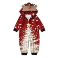 thumbnail image 2 of SwiftWear Christmas Onesie for Adult & Kid, Red Matching Christmas Pajamas for Family, One Piece Sleepwear for Infants, 2 of 5