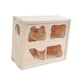 thumbnail image 3 of Casa de hámster de madera de dos pisos con decoración de hábitat, cabaña diseñada en forma de túnel para pequeños, 3 of 6