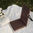thumbnail image 2 of Black Folding Beach Chair Portable Seat Low Beach Chair, 2 of 5