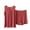 Red, variant on fatyb Summer Pajama Sets for Women Plus Size Lounge Outfits Ladies Sleeveless Tank Tops and Comfy Shorts