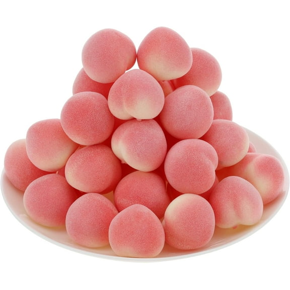 30pcs Mini Artificial Peach Decoration Fake Fruit Home Party Christmas DIY Material - 3.5 cm