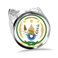 thumbnail image 1 of Rwanda África emblema nacional Anillo de compromiso de boda de amor ajustable Unbranded  M, 1 of 3