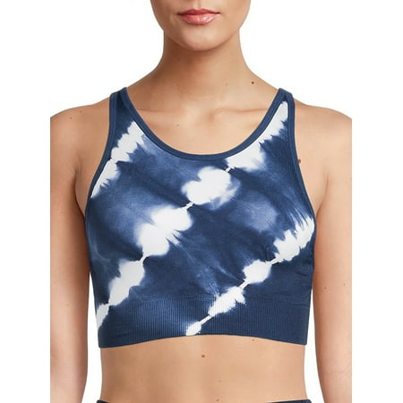 

Avia Women’s Plus Medium Support Seamless High Neck Strappy Back Sports Bra