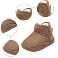 thumbnail image 5 of BOBOGOJP Children's Winter Solid Color Snow Boots for Boys And Girls Non Warm Boots With Wool Thickening Boots for Boys Khaki for Size 6.5, 5 of 5
