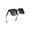 Gray, variant on FEISEDY Women Oversized Vintage Polarized Sunglasses Square Cute Trendy Classic Simple Men B2758