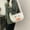 White WH, variant on WIZUTIZ Originality Satchel, Cute Handbag, Doll Mini Bags, Personalized Satchel, Unique And Cute Look Womens Handbags Womens Messenger Bags Womens Crossbody Bags Solid Bags Large-Capacity Bag Gray