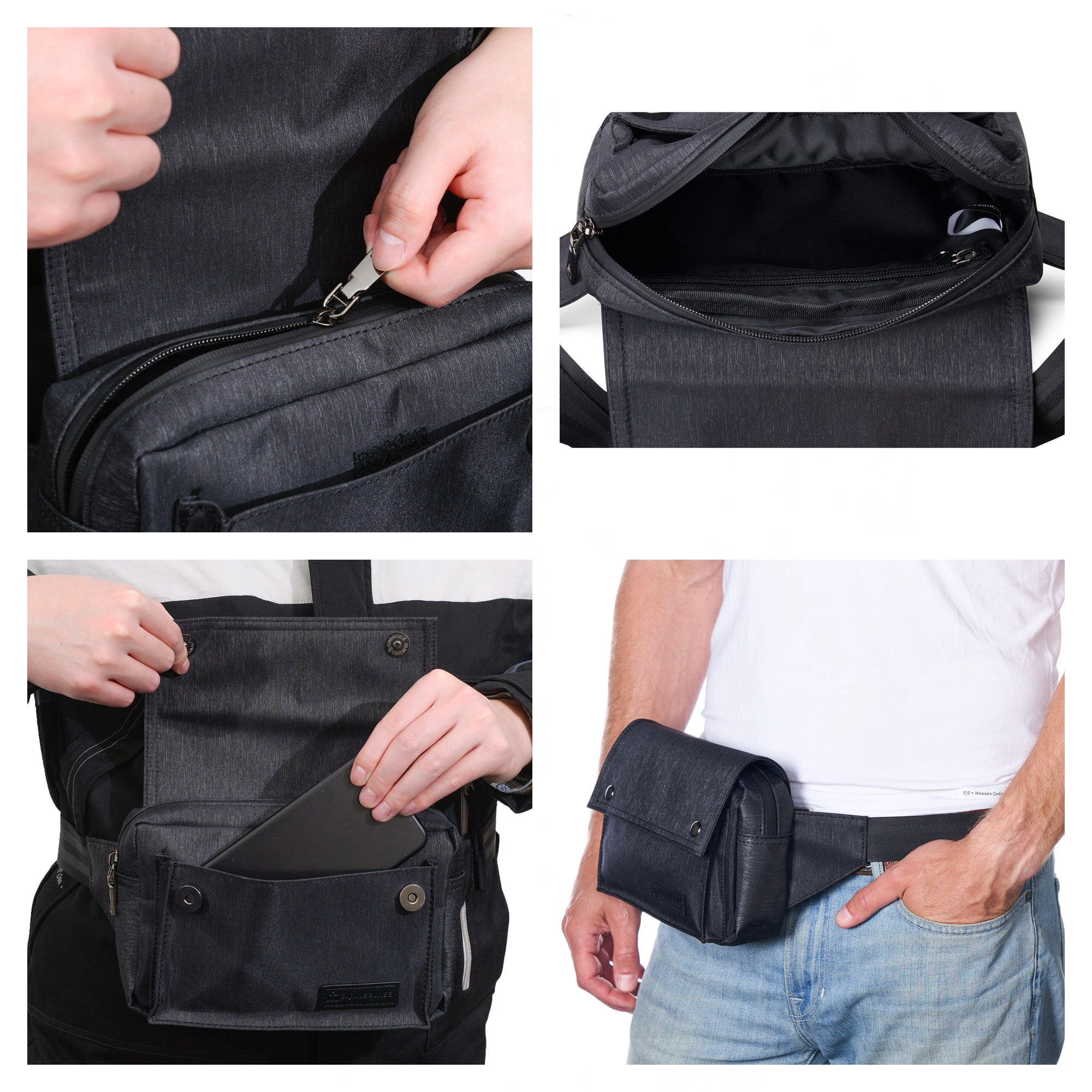 Alpine Swiss Fanny Pack Waist Bag Adjustable Belt Strap Crossbody Sling Bum Bag