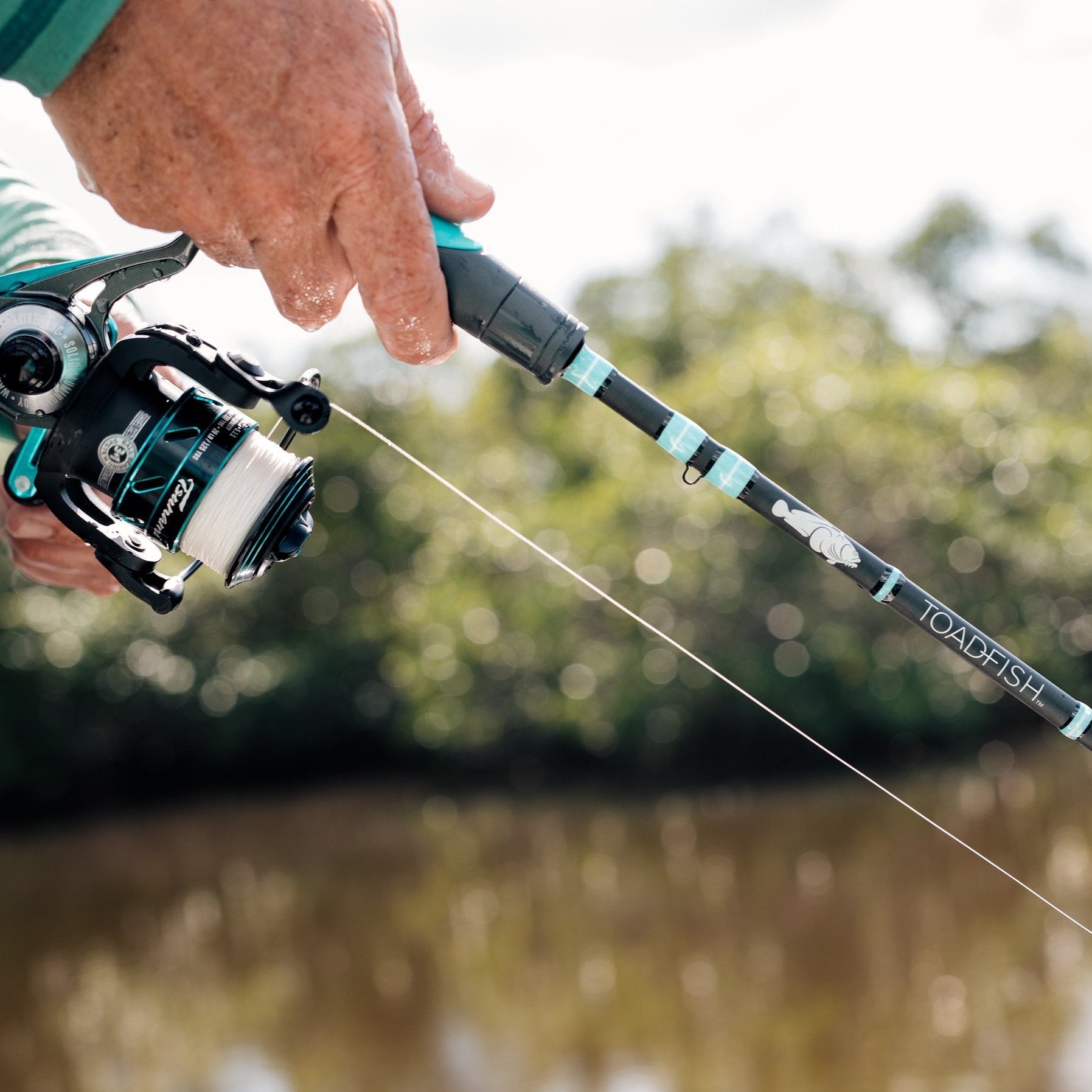 Rod Reel Spinning Combo Toadfish, 40% OFF