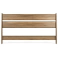 thumbnail image 3 of Signature Design by Ashley Deanlow Queen Mid-Century Panel Headboard, Honey Brown, 3 of 5