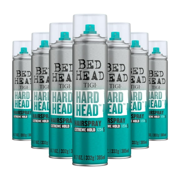 TIGI Bed Head Hard Hold Hairspray for Extra Strong Hold, 7 Pack
