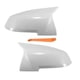 thumbnail image 1 of Reemplazo de tapa de cubierta de espejo retrovisor de automóvil Unique Bargains 1 par para BMW X1 328i 125i 330i, cubiertas de guardia de espejo, blanco, 1 of 6