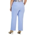 thumbnail image 2 of Kasper Womens Plus HighRise Stretch Ankle Pants, 2 of 2
