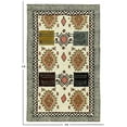 thumbnail image 3 of Casavani Indian Cotton Durries Traditional Beige Kilim Living Room Rug 4x10 feet, 3 of 5