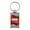 Red, variant on Ford F-150 Keychain & Keyring - Black Wave