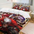 thumbnail image 1 of Fate Stay Night Anime Home Bed 3-piece Set, Classic Japanese Anime Polyester Wash Student Dormitory Set, 1 of 5