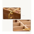 thumbnail image 4 of Solid Wood Jewelry Storage Box With Lock Jewelry Box Large Capacity Simple Retro, 4 of 6
