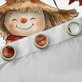 thumbnail image 4 of jejeloiu Cartoon Scarecrow Blackout Curtains,Hello Fall Curtains Pack of 2 (38x45 Each),Rustic Sunflower Maples Window Curtains For Girls Boys,Luxury Bedroom Decor, 4 of 6
