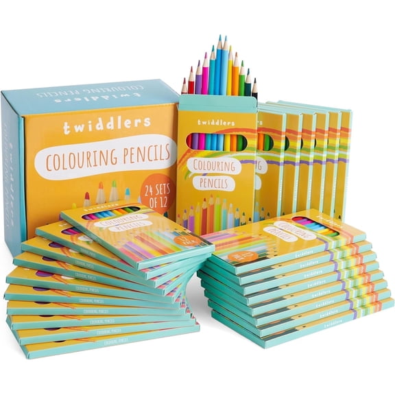 The Twiddlers Colored Pencils 288 Count