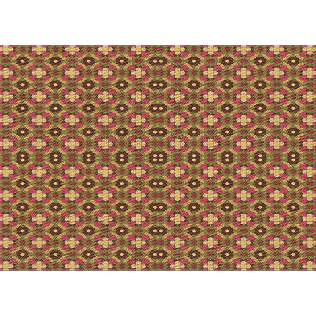 Ahgly Company Tapis d'Intérieur Rectangulaire Transitionnel Lavable à la Machine, Brun Caramel, 2 Pieds x 4 Pieds