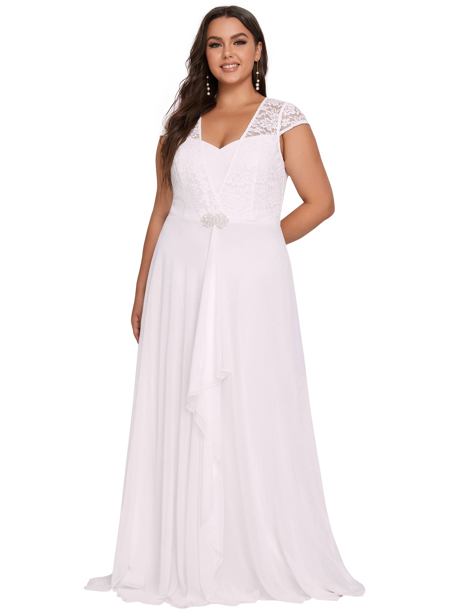 Ever-Pretty US Plus Size Long Mother Of Bride Evening Gown Formal Cocktail Dress 