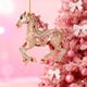 thumbnail image 3 of Adornos navideños con forma de caballo Decoración colgante con brillantes en forma de caballo Adorno acrílico para el árbol de Navidad para fiestas de invierno y Navidad Decoración para el hogar, 3 of 7