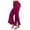 Hot Pink, variant on Ltctricy Women's Vintage Flared Leggings Casual High Waisted Tie Side Ruffle Workout Yoga Pants Gothic Bell Bottoms(Wine,X-Large)