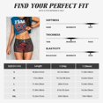 thumbnail image 2 of Athletic Shorts for Women, Octopus Pirate Illustration Seam Womens Shorts High Waisted Sport Running Workout Gym, 2 of 8